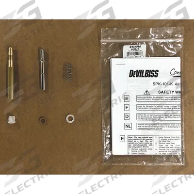 DEVILBISS Air Valve Service Kit: Air Valve Repair Kit - DeVilbiss Paint Spray Gun Parts