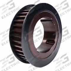 APPROVED VENDOR Timing Belt Pulley: Modified Curvilinear, Bushed, For GT Timing Belt Section (MPN 38-14MX37-3020). Key specifications — Brand: APPROVED VENDOR; Finish: Black Oxide; For Belt Series: Polychain® GT® Carbon™; For Bushing Size: 3020.