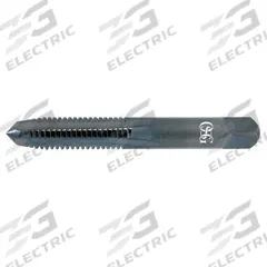OSG Straight Flute Tap: #10-32 UNF, 2B+, 4 Flute, Plug Chamfer, Black Oxide High Speed Steel (MPN 1595101)