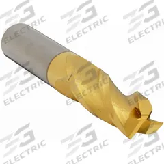 APPROVED VENDOR Square End Mill: Carbide, TiN Coated, 3 Flute, 7/16" Mill Dia, 1" LOC, 2-3/4" OAL (MPN 205-001201)