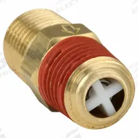 CONTROL DEVICES Check Valve: In Line, Brass, 1/4 in MPT, 1/4 in (M)NPT, 250 psi Max. Pressure (MPN M2525-1WA). Key specifications — attr291949: 1/4 in MPT; attr291950: 1/4 in (M)NPT; attr291957: Brass; attr294749: CONTROL DEVICES.