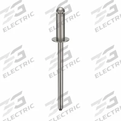 POP AVDEL Blind Rivet,1 8/17" L,0.124" dia,PK500: Inch, 1 15/32 in Overall Lg, 3/8 in Body Lg - Domed-Head Blind Rivets