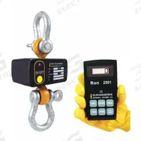 RON CRANE SCALES Crane Dynamometer: 10,000 lb Wt Capacity - Imperial, +/-0.1% Accuracy, 2 kg/5 lb (MPN RON 2501-S05CC). Key specifications — Readability: 5 lb; Standards: IP65; Indicator Attachment: Wireless Remote; Includes: Load Cell, Wireless Remote Display, Carrying Case, Instruction Manual and Calibration Certificate; Housing Material: Steel; Manufacturer Part Number: RON 2501-S05CC; Brand: RON CRANE SCALES; Weighing Units: kg.