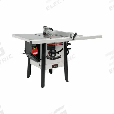 JET Table Saw: 115 V AC Volt, 14.8 A Current, 10 in Blade Dia. - Standard Cabinet Table Saws