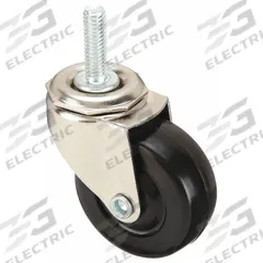 APPROVED VENDOR Stem Caster: Swivel, 2 in Wheel Dia., 7/8 in Wheel Wd, Rubber, 75 lb Load Capacity (MPN 32607). Key specifications — Brand: APPROVED VENDOR; Thread Size: 5/16"-18; Roll Up: Swivel.