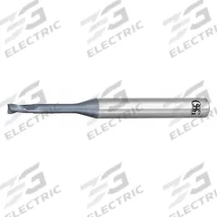 OSG Square End Mill: Carbide, WXL Coated, 2 Flute, 1.5 mm Mill Dia, 2.3 mm LOC, 45 mm OAL (MPN 3132504)