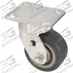APPROVED VENDOR Plate Caster: Corrosion-Resistant/Debris-Resistant/Maint Free/Quiet-Roll, Swivel (MPN P25S-UP040R-14). Key specifications — Wheel/Tread Color: Gray; Brand: APPROVED VENDOR; Roll Up: Swivel.