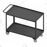 WESTWARD Utility Cart: 1,200 lb, 48 in L x 24 in W Shelf, 55 in L x 25 in W x 34 in H Overall Dim (MPN RSC-2448-2-1TLD-95W). Key specifications — Caster/Wheel Configuration: (2) Rigid; Brand: WESTWARD; Caster Wheel/Tread Material: Polyurethane.