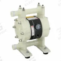 DAYTON Double Diaphragm Pump: Polypropylene Body, 1/2 in, NPT Connection, 15 gpm, 231 ft Max. Head (MPN 6PY39). Key specifications — Brand: DAYTON; Seat Material: PP; Check Valve Material: PTFE.