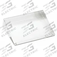 TABLECRAFT PRODUCTS COMPANY Card Holder: Acrylic, Clear, 1 3/8 in Overall Wd, 6 in Overall Lg (MPN ACHS46)