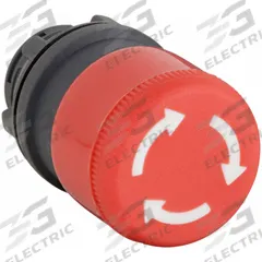 DAYTON Mushroom Head Push Button: Red, 22 mm Mounting Size, Non-Metallic, Maintained (MPN 30G117). Key specifications — Brand: DAYTON; Action: Maintained; Series: Dayton; Push Button Material Type: Non-Metallic.