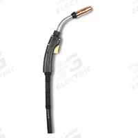 BERNARD MIG Gun: BTB-B Series, 400 A, 1/16 in, 15 ft, Miller-Compatible (MPN Q4015AE8IMC). Key specifications — For Rear Connection Type: Miller-Compatible; Contact Tip Series: Centerfire; MIG Gun Model: Q4015AE8IMC; For Gas Type: Mixed Gas.