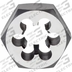 CLE-LINE Pipe and Conduit Thread Die: 1/2"-14 NPT, 1 5/8" Hex Wd, Carbon Steel (MPN C65574)
