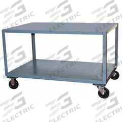 APPROVED VENDOR Work Table: Fixed Ht, Steel, 48 in x 25 in, 2,400 lb Overall Load Capacity (MPN LX248P600GP). Key specifications — Sub-brand: Jamco; Unit Type: Not Expandable or Modular; For Environment: Work Areas; Assembly: Fully Assembled; Wheel Material: Phenolic; Frame Material Finish: Powder Coated; Mobility: Casters; Height Adjustability: Fixed Height.