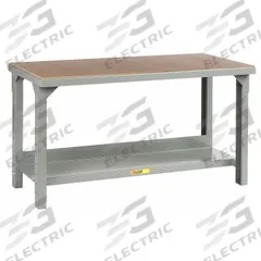 LITTLE GIANT Workbench: Adj Ht, Hardboard Over Steel, 48 in x 30 in, 5,000 lb Overall Load Capacity (MPN WSH2-3048-AH). Key specifications — Brand: LITTLE GIANT.
