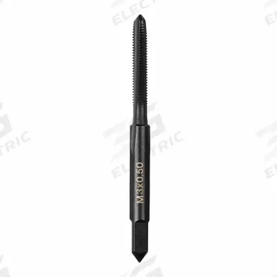 MILWAUKEE Straight Flute Tap: M3x0.5 Metric, 2B, 4 Flute, Plug Chamfer - General Purpose Hand Taps