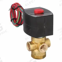 REDHAT Solenoid Valve: 3-Way, Configurable, 1/4 in Pipe Size, 110V AC/120V AC, Quick Exhaust (MPN EF8320G172). Key specifications — Pipe Size: 1/4 in; Voltage: 110V AC; Brand: REDHAT; Coil Enclosure: Watertight.