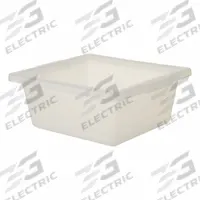 NALGENE Lab Pan: Rectangular, Polypropylene, 9.5 L, 14 1/4 in Overall Lg, 12 1/4 in Overall Wd (MPN 6900-0010). Key specifications — Brand: NALGENE; For Use With: Dry and sterilize instruments and labware.