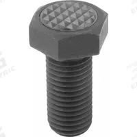 KIPP Hex Head Gripper Screw w/Serrated Pad: Black Oxide Coated Steel Screw, M12 Thread Size (MPN K0386.1912). Key specifications — Hardness: Rockwell C72 to 74; Brand: KIPP.