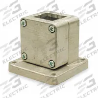 SIMPLICITY Flange Base: Flange Base, 1.5 in Inside Wd, Aluminum (MPN PBH1500). Key specifications — Material: Aluminum; Brand: SIMPLICITY.