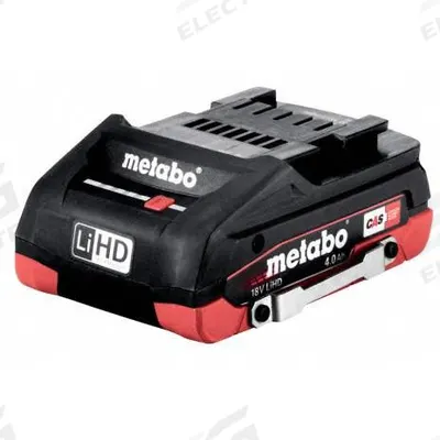 METABO Battery Pack: LiHD, 4 Ah, Battery Included, Tabbed - Metabo CAS Batteries