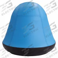 SAFCO PRODUCTS Ball Chair: 16 3/4 in Max Overall Ht, 17 in Overall Wd, Swivel, Baby Blue, CPSIA (MPN 4761BUV). Key specifications — attr987191: CPSIA.