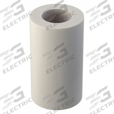 APPROVED VENDOR Spacer: #6 Screw Size, 7/16 in Overall Lg, Round, Nylon, Plain, Nylon - Plastic Spacers