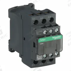 SCHNEIDER IEC Magnetic Contactor: Non-Reversing, 3 Poles, 3NO Contacts, 38 A, 24V DC Coil (MPN LC1D38BD). Key specifications — Brand: SCHNEIDER; Integrated Surge Suppression: Yes.