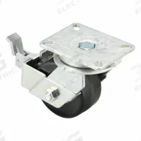 APPROVED VENDOR Plate Caster: Swivel, Directional Lock/No Brake, Phenolic, 6 in Wheel Dia, Slot (MPN P29S-PH060R-18-WK-DL). Key specifications — Wheel Bearing Type: Roller; Wheel/Tread Color: Black; Brand: APPROVED VENDOR; Caster Type: Swivel.
