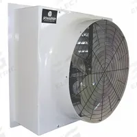 Agricultural Exhaust Fan: Belt Drive, 48 in Blade, 1 hp, Totally Enclosed Air Over, 23,391 cfm, 1 ph (MPN FFM485G1). Key specifications — Nameplate Voltage: 115/230V AC; Motor Enclosure: Totally Enclosed Air Over; Brand: SCHAEFER; Frame Finish: Polished; Frame Material: Fiberglass.