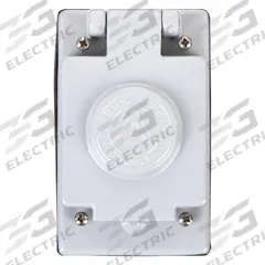 APPLETON ELECTRIC Weatherproof Cover: Copper-Free Aluminum, FD/FS, Toggle Switches, 1 Gangs, Gray (MPN FSK-WR1). Key specifications — Brand: APPLETON ELECTRIC; Color: Gray; Compatible with Product Type: Toggle Switches; Compatible with Series: FD; Mounting Orientation: Vertical.