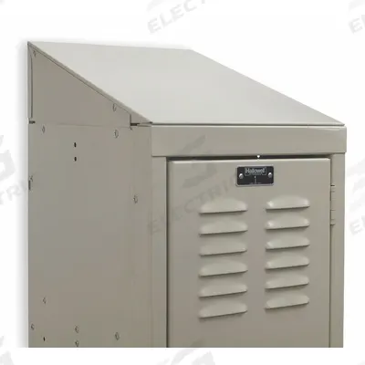 HALLOWELL Locker Sloping Top: 15 in x 24 in x 8 in, For 15 in Locker Wd, Steel - Slope-Top Components & Kits for Standard Lockers