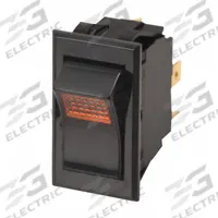 CARLING TECHNOLOGIES Lighted Rocker Switch: 2 Positions, SPST, On/Off, Red (MPN LTILA51-6S-BL-RC-NBL/125N). Key specifications — AC Contact Rating: 15 A @ 125 V; DC Contact Rating: 15 A @ 15 to 28 V; Horsepower: 1/2 hp @ 125 to 250 V; NEMA Enclosure Rating: No Enclosure; Operator Illumination: Illuminated; Switch Color: Red; Terminal Connection Type: 0.25 in Quick Connect Tab; Includes Lamp Module: No Lamp Module Included.