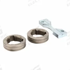 LINCOLN ELECTRIC Drive Roll & Inlet Guide Kit: 2-Roll, 0.045 in, V-Groove (MPN KP1696-1). Key specifications — For Welder Series: Power MIG 216; For Wire Feeder Series: LN-25 Pro; For Wire Type: Solid; Brand: LINCOLN ELECTRIC; Manufacturer Part Number: KP1696-1.