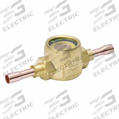 MUELLER Sight Glass: Sweat, Brass, 5 3/4 in Lg - Sweat Connection Sight Glasses