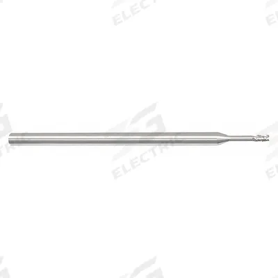 APPROVED VENDOR Corner Chamfer End Mill: Carbide, 3 Flute, 1/16" Mill Dia, 3/32" LOC - Reduced-Neck Fast-Cutting Carbide Corner-Chamfer End Mills
