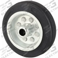 APPROVED VENDOR Flat-Free Wheel: 3 7/8 in Wheel Dia., 1 1/4 in Wheel Wd, Rubber, 1 3/4 in Hub Lg (MPN VE 100/12R-EL). Key specifications — Brand: APPROVED VENDOR.