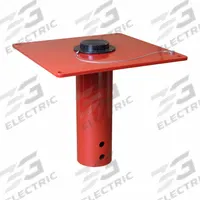 THERN Mounting Bases for Davit Cranes: Socket, Steel, For 5.56 in Mast Dia (MPN 5BF20). Key specifications — Brand: THERN; Material: Steel.