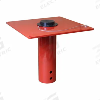THERN Mounting Bases for Davit Cranes: Socket, Steel - Socket-Mount Bases