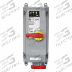 LEVITON Mechanical Interlock: 480V AC, Three Phase, 60 A, 3 Pole, 4 Wire (MPN 460MI7WLEVS). Key specifications — Brand: LEVITON; Features: LED Status Indicator; Reverse Service: No.