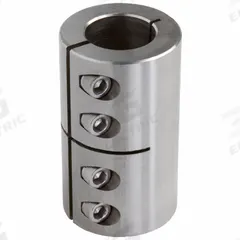 CLIMAX METAL PRODUCTS Rigid Shaft Coupling: 1 1/2 in Bore Dia 1, 1 in Bore Dia 2, Round, One-Piece (MPN ISCC-150-100-S). Key specifications — attr870032: Round; attr870041: Yes; attr870034: CLIMAX METAL PRODUCTS; attr870070: Inch; attr925532: Different Bore Dimensions.