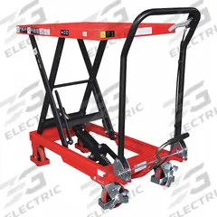 DAYTON Scissor Lift Table: 660 lb Load Capacity, 32 in L x 19 3/4 in W, 35 in Max Lifting Ht, Steel (MPN 35KT59). Key specifications — Platform Material: Steel; Brand: DAYTON.