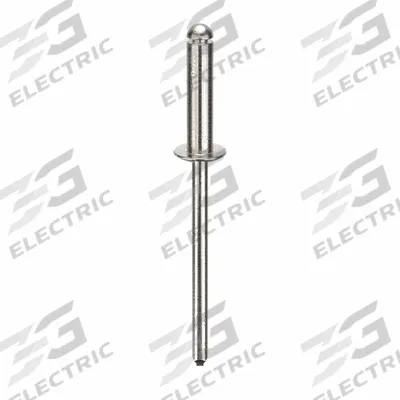 APPROVED VENDOR Blind Rivet,1 5/8 in L,1/8 in dia,PK500: Inch, 1 5/8 in Overall Lg, 17/32 in Body Lg - Domed-Head Blind Rivets