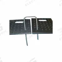CHECKERS Ground Protection Mat Connector: 3 in x 9 1/4 in, 3 in Wd, 9 1/4 in Lg, Steel (MPN U STAKES). Key specifications — Material: Steel; For Product Series: AlturnaMAT; Product Type: Ground Protection Mat Connector.
