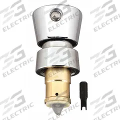 T&S BRASS Cartridge: For Metering Cartridge, Hot Push Button Series, Use with Hot Water, Brass (MPN 238AH). Key specifications — Compatible Series: Metering Cartridge, Hot Push Button; For Water Temperature: Hot; Compatible Brand: T&S Brass; Product Type: Cartridge; Material: Brass.