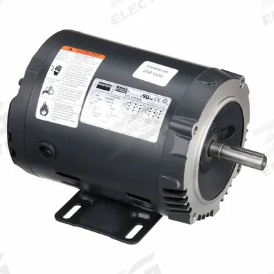 Dayton General Purpose Motor: C-Face/Rigid Base Mount, Open Drip Proof, 1/2 hp - C-Face with Rigid Base 3-Phase General Purpose AC Motors