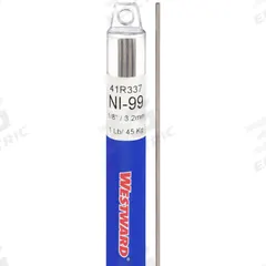 WESTWARD TIG Welding Rod: Cast Iron, ERNi-CI, 1/8 in x 36 in, 1 lb (MPN 41R337). Key specifications — Tensile Strength (As Welded): 66 ksi; Yield Strength (As Welded): 36 ksi; Brand: WESTWARD.