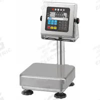 A&D WEIGHING Food Scale: 9 7/8 in Weighing Surface Dp, 9 7/8 in Weighing Surface Wd, LCD, HW-10KCWP. Key specifications — Connection Ports: USB; Readability: 0.001 kg/0.002 lb/0.05 oz; Brand: A&D WEIGHING; IP Rating: IP65.