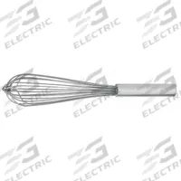 CRESTWARE Whip: 16 in Overall Lg, Stainless Steel Handle, Silver Handle, Silver (MPN FW16). Key specifications — Brand: CRESTWARE; Dishwasher Safe: No; Handle Material: Stainless Steel; NSF Certified: No; Handle Color: Silver.
