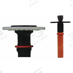 AMTC VALVE Diaphragm Assembly: Toilets, Plastic, 0.13 gpf Gallons per Flush (MPN DI-SRKH-U18). Key specifications — Includes: Drop-In Pin; Product Type: Diaphragm Assembly; Brand: AMTC VALVE; Compatible Series: Hybrid Flush®; Material: Plastic.